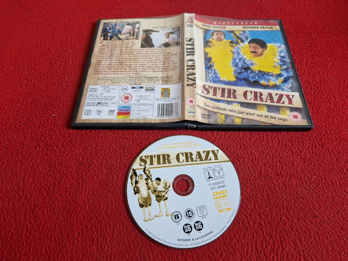 STIR CRAZY DVD