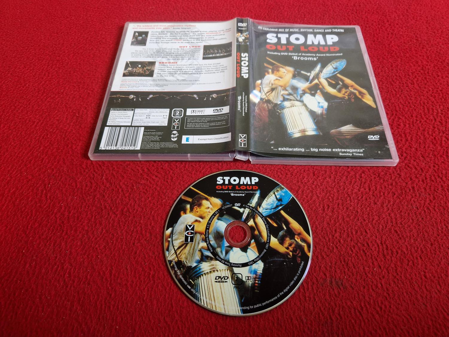 STOMP OUT LOUD DVD