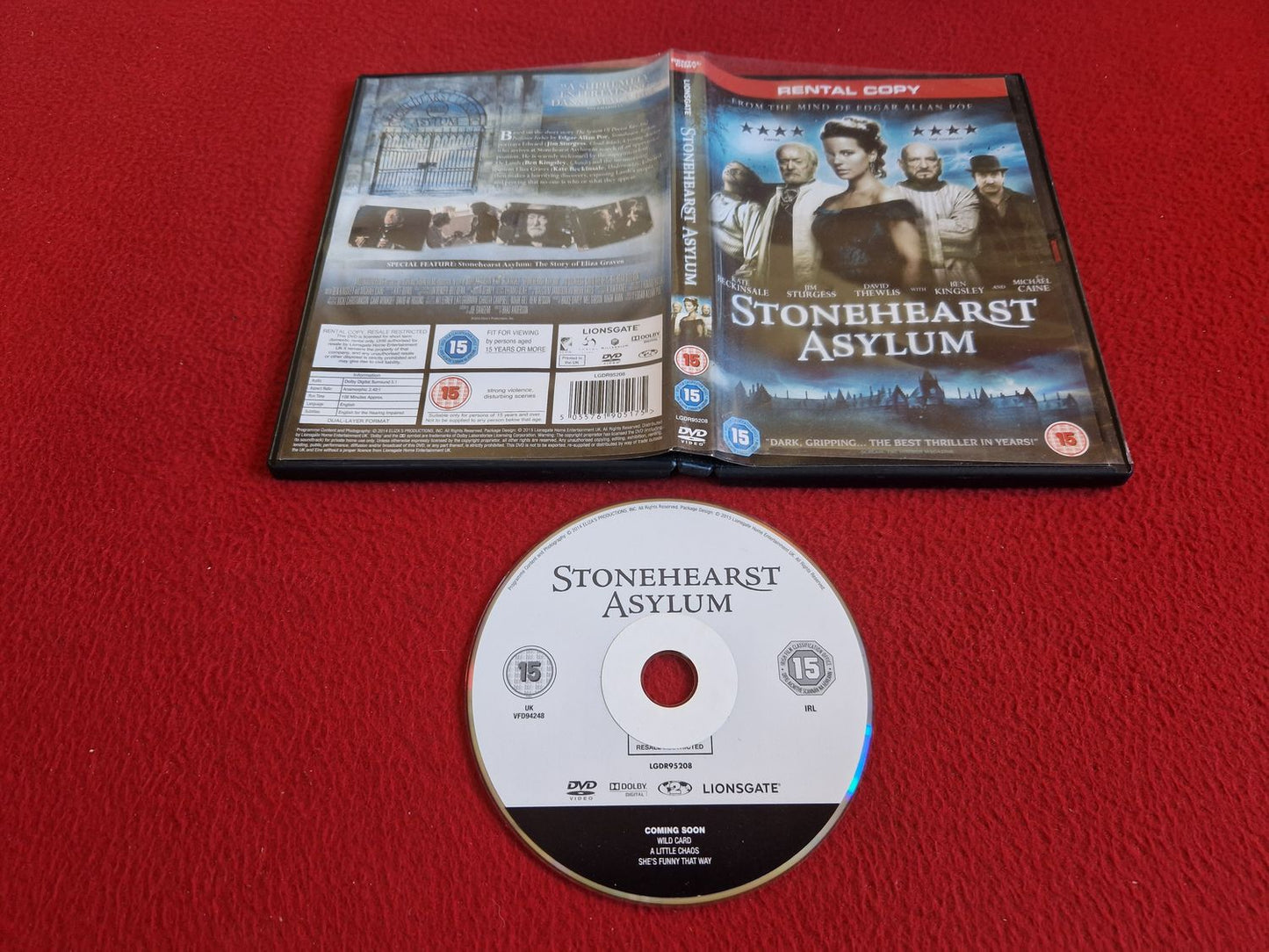 STONEHEARST ASYLUM DVD