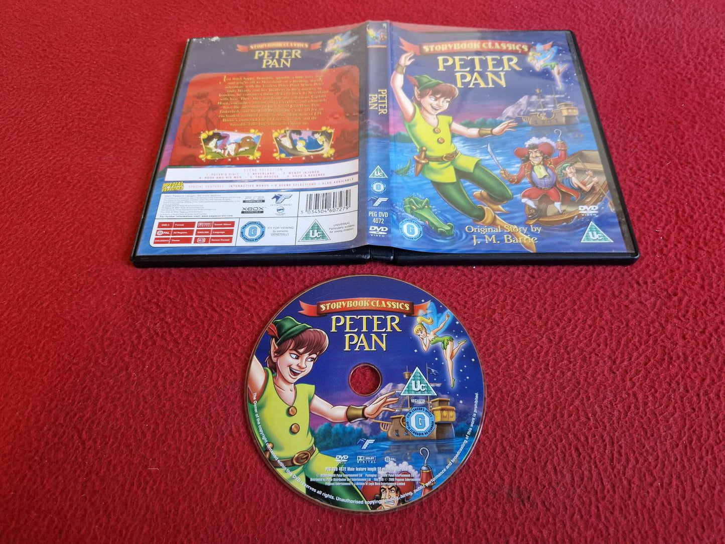 STORYBOOK CLASSICS PETER PAN DVD