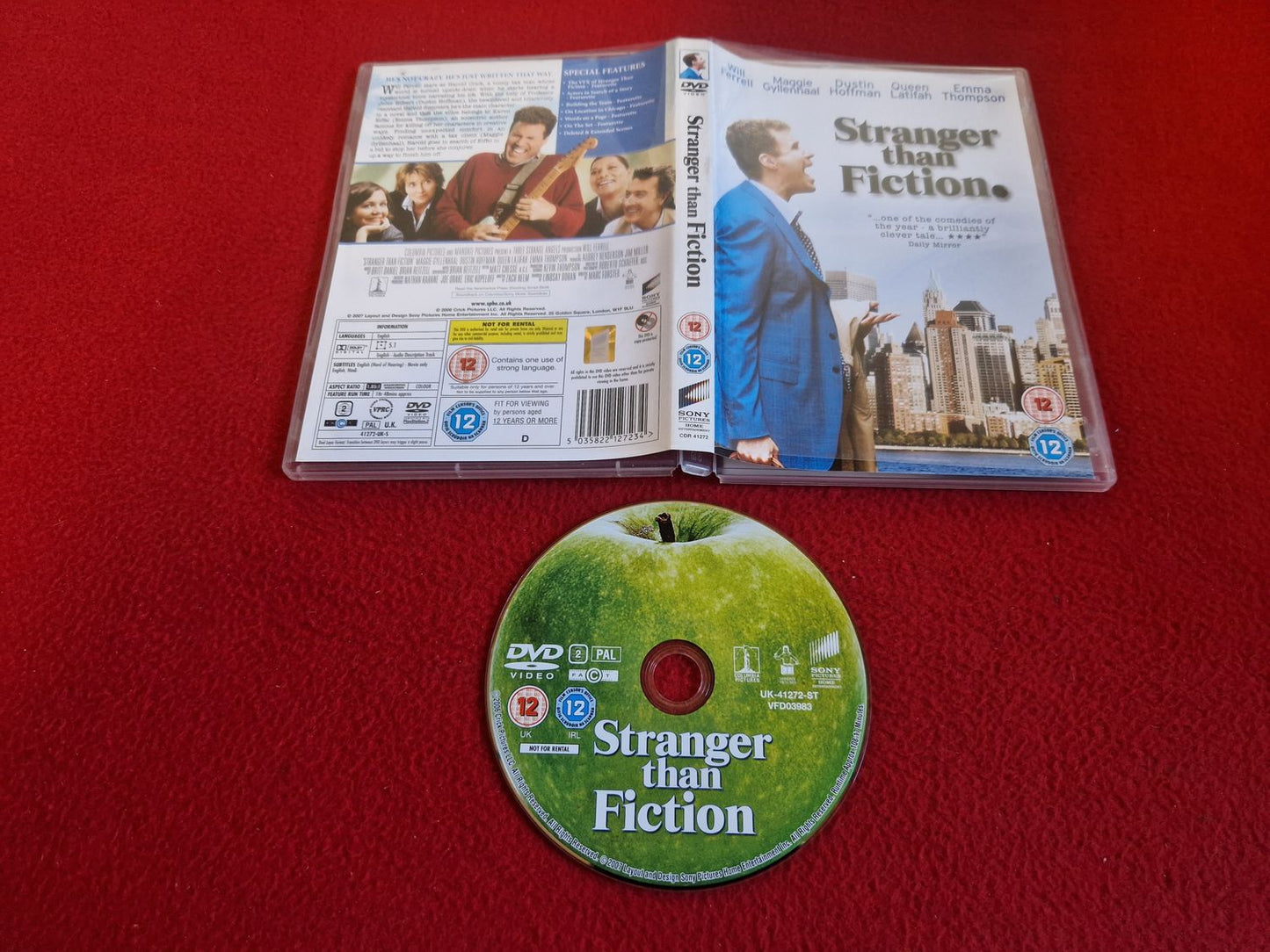 STRANGER THAN FICTION DVD