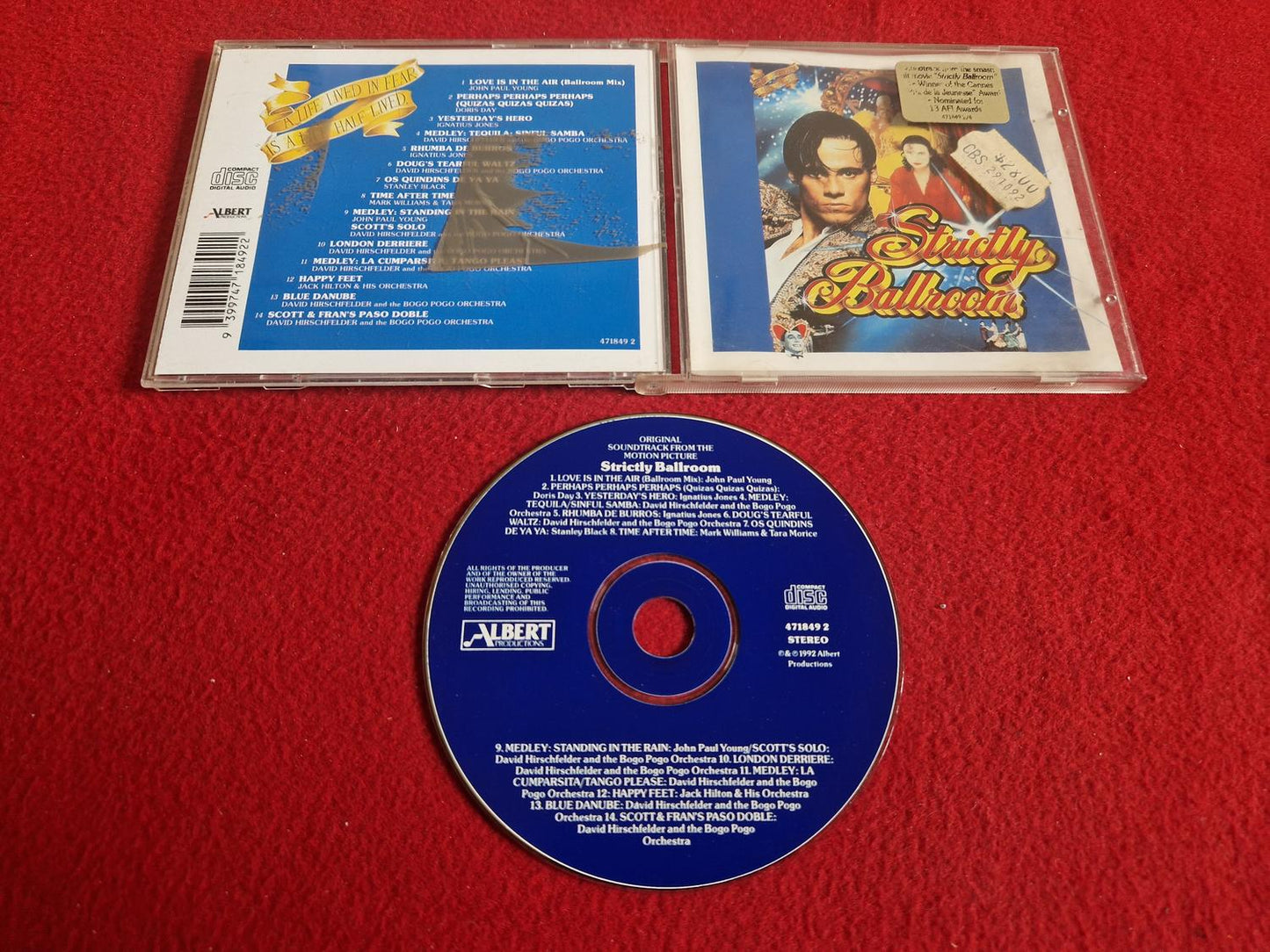 STRICTLY BALLROOM SOUNDTRACK till CD