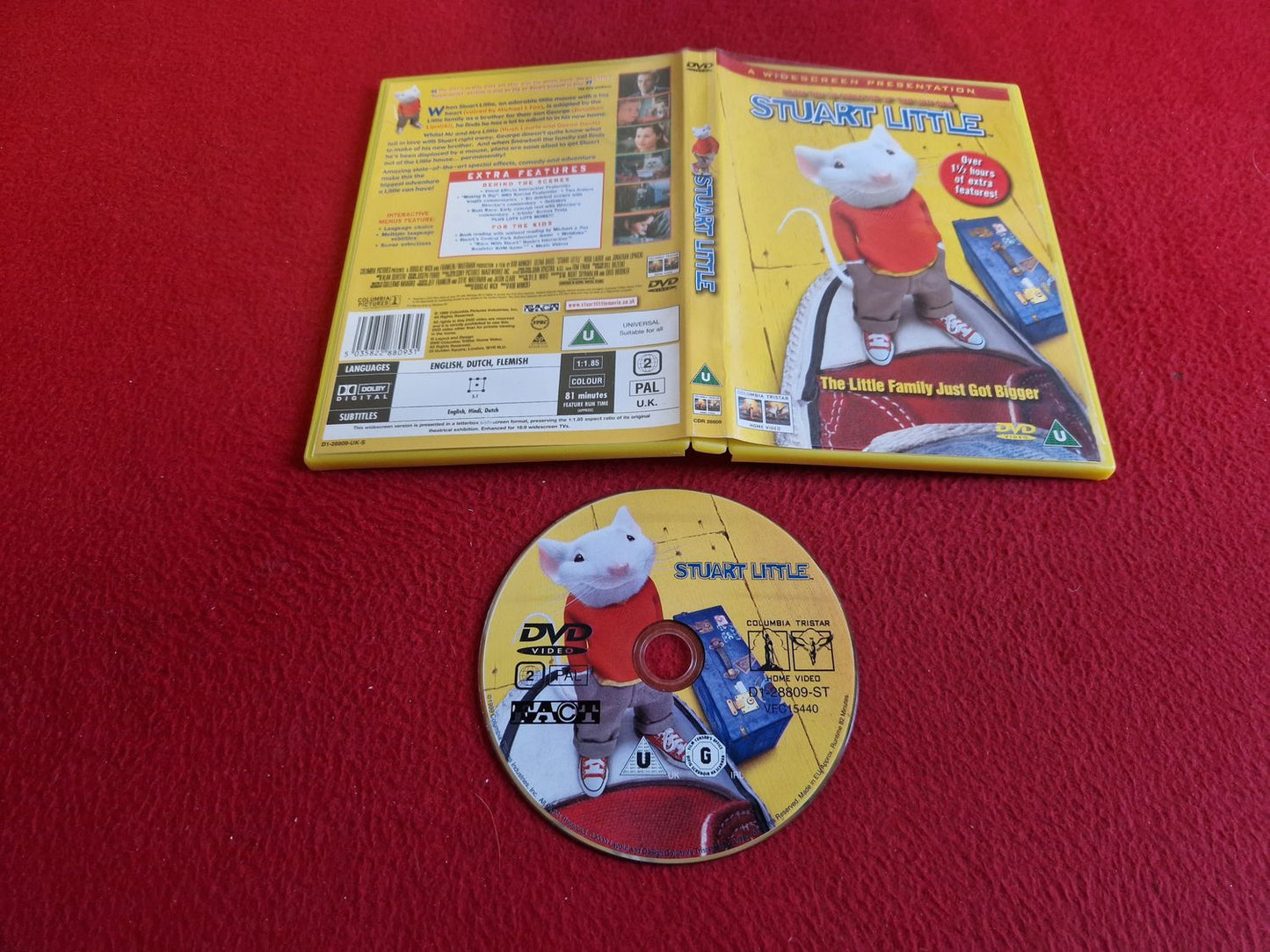 STUART LITTLE DVD