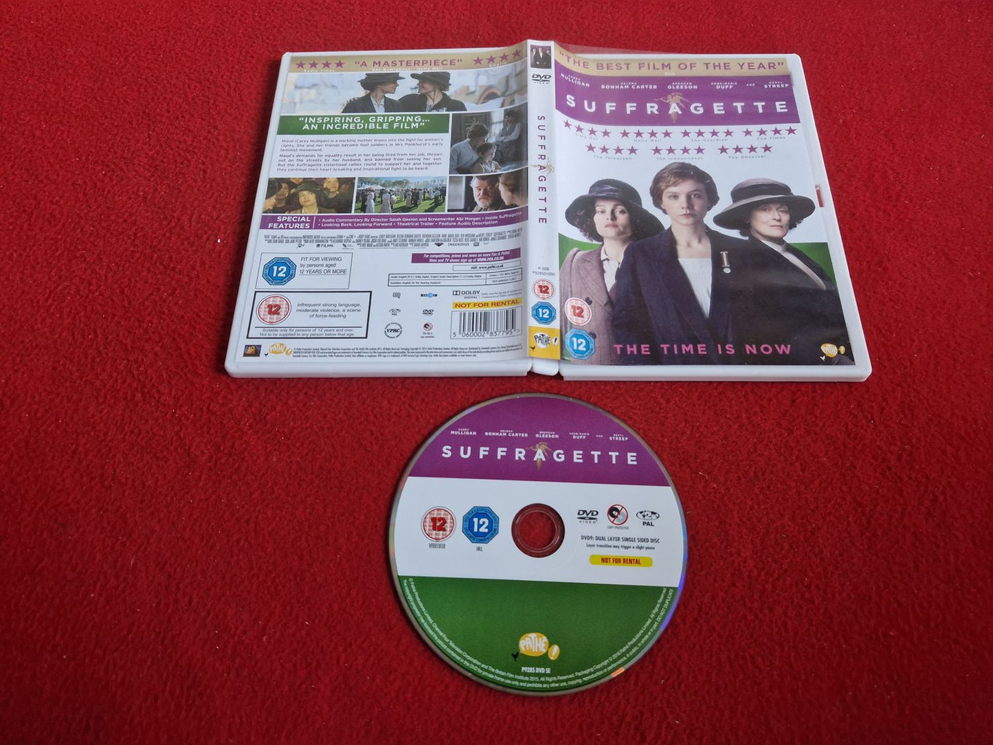 SUFFRAGETTE till DVD