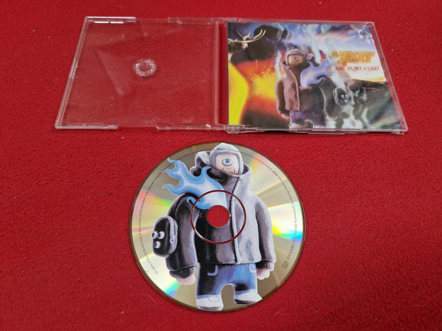 SUPER FURRY ANIMALS FIRE IN MY HEART SINGEL till CD