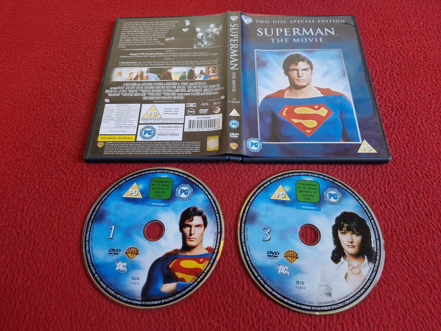 SUPERMAN THE MOVIE DVD