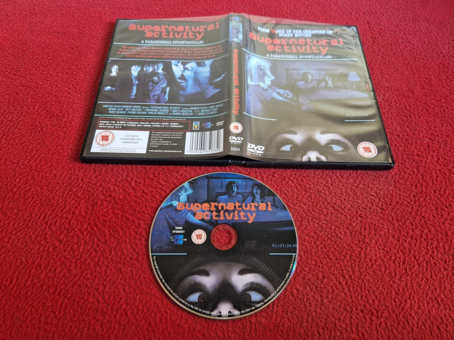 SUPERNATURAL ACTIVITY DVD