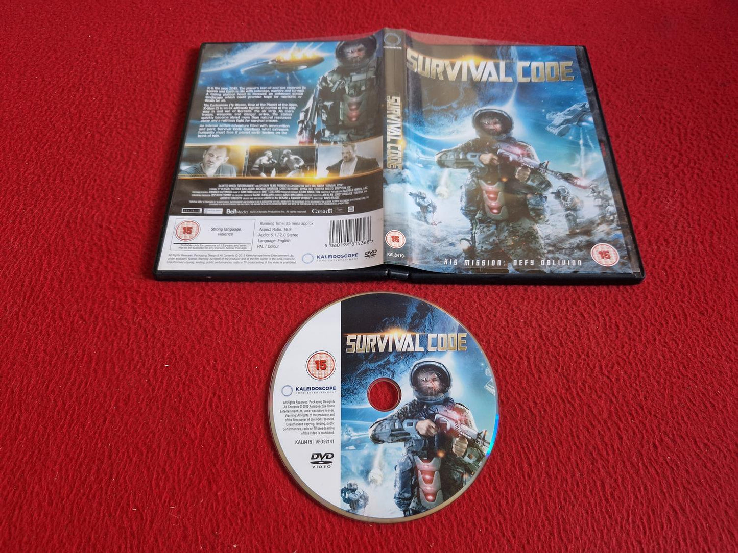 SURVIVAL CODE DVD