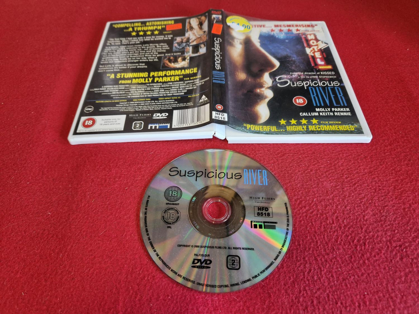 SUSPICIOUS RIVER till DVD