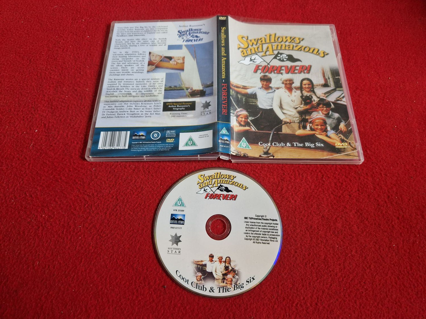 SWALLOWS AND AMAZONS FOREVER DVD