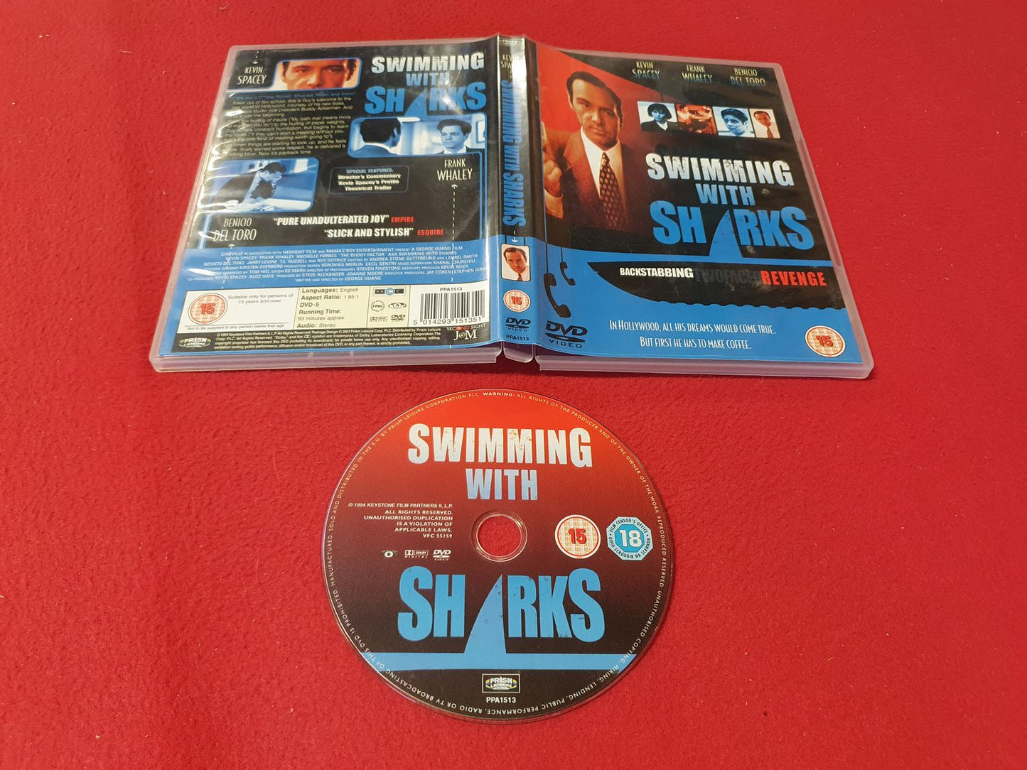 SWIMMING WITH SHARKS till DVD