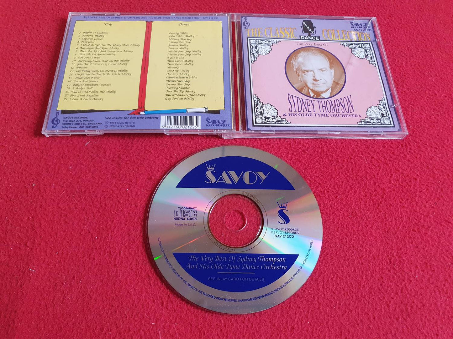 SYDNEY THOMPSON & HIS OLDE TYME ORCHESTRA THE VERY BEST OF till CD
