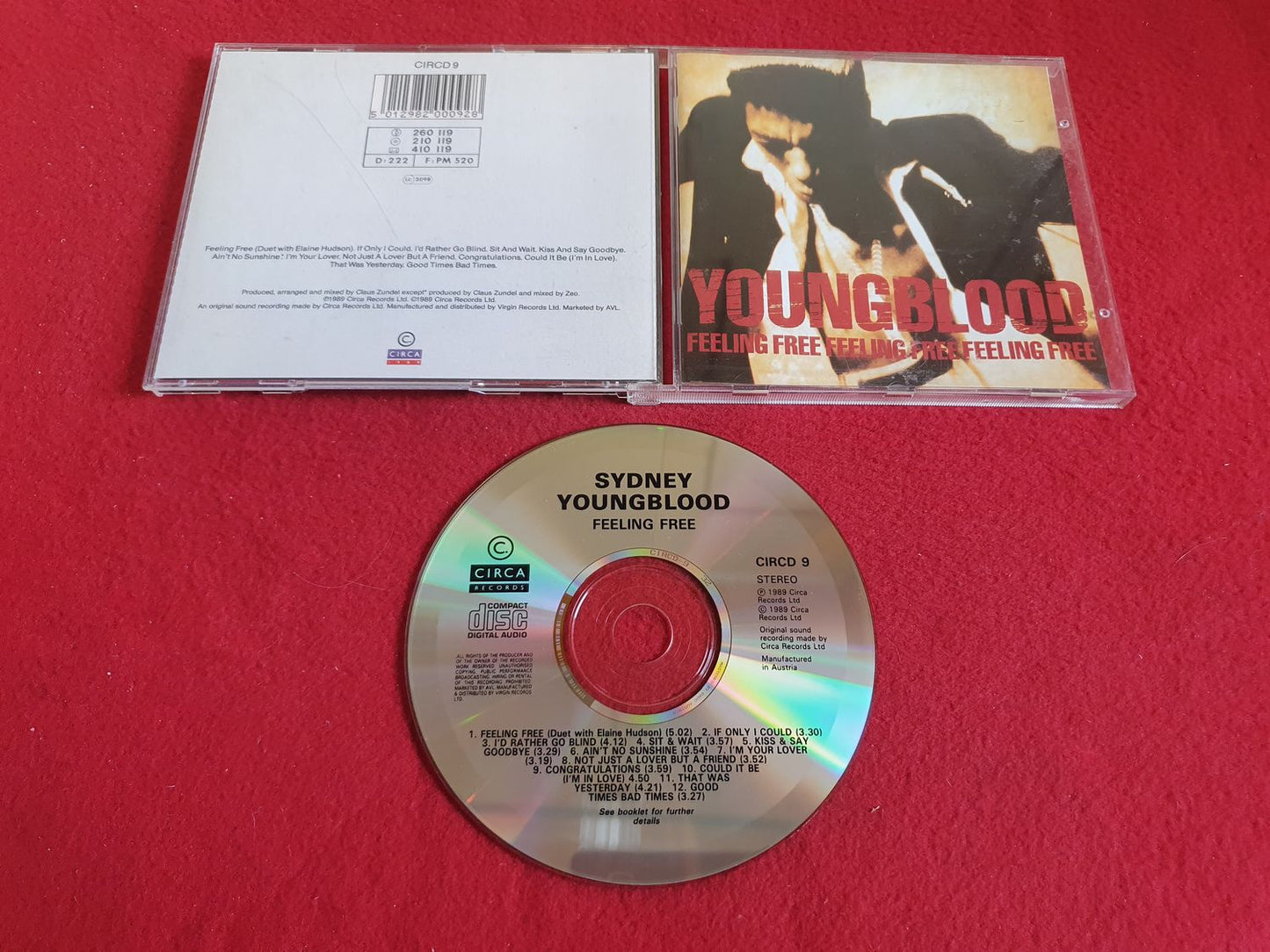 SYDNEY YOUNGBLOOD FEELING FREE till CD