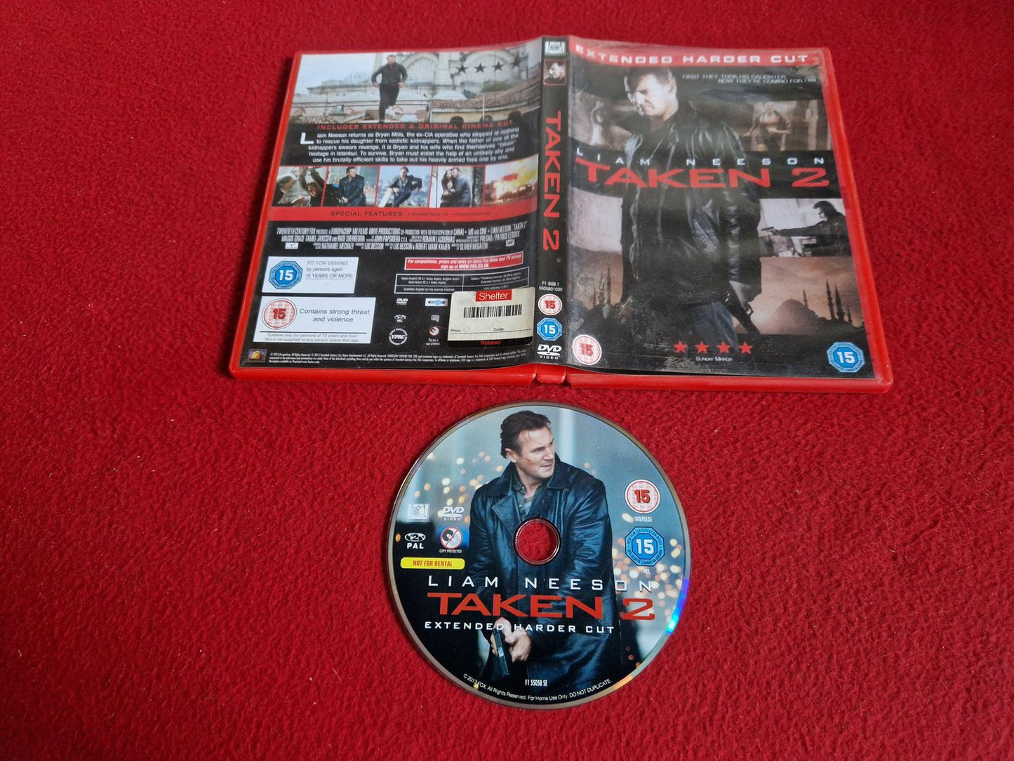 TAKEN 2 DVD