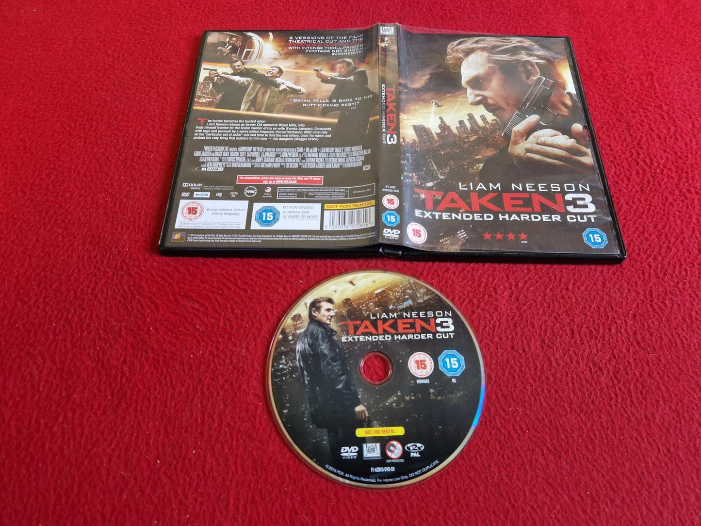 TAKEN 3 DVD
