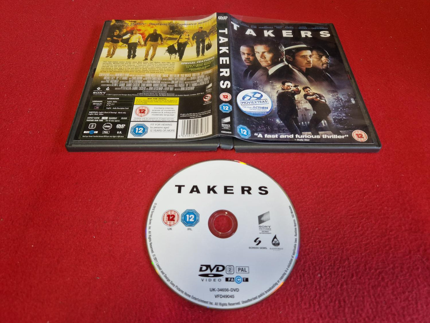 TAKERS till DVD