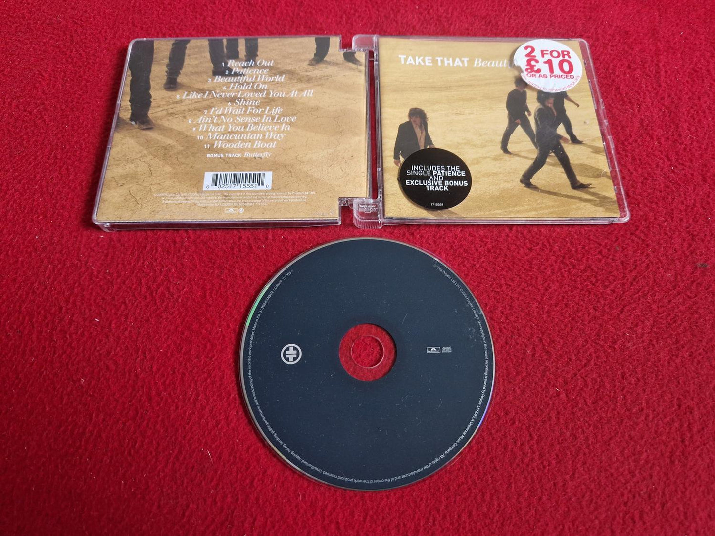 TAKE THAT BEAUTIFUL WORLD CD