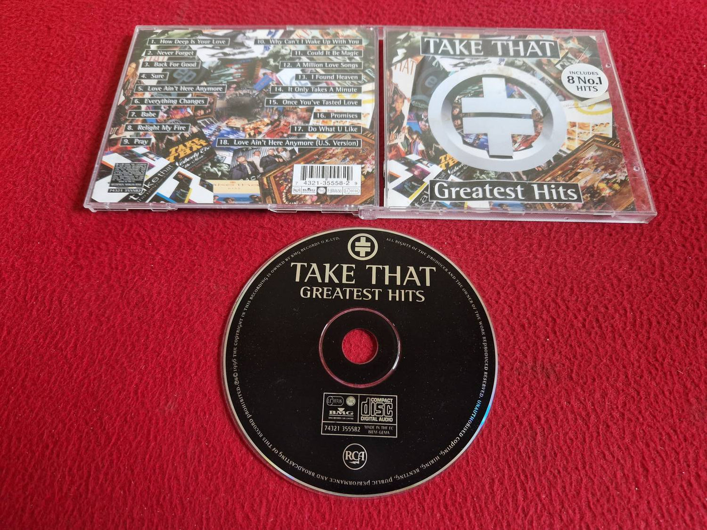 TAKE THAT GREATEST HITS CD