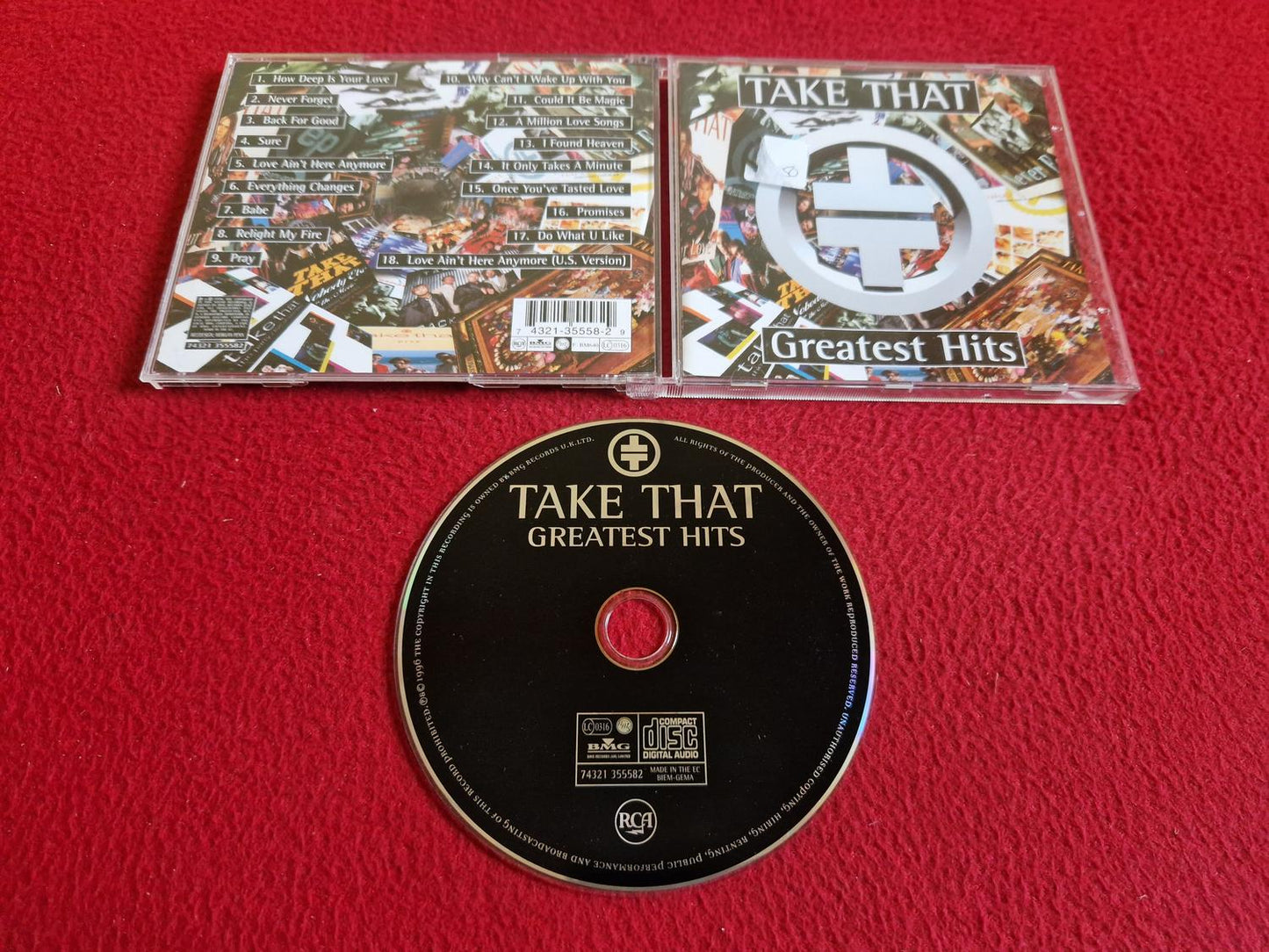 TAKE THAT GREATEST HITS CD