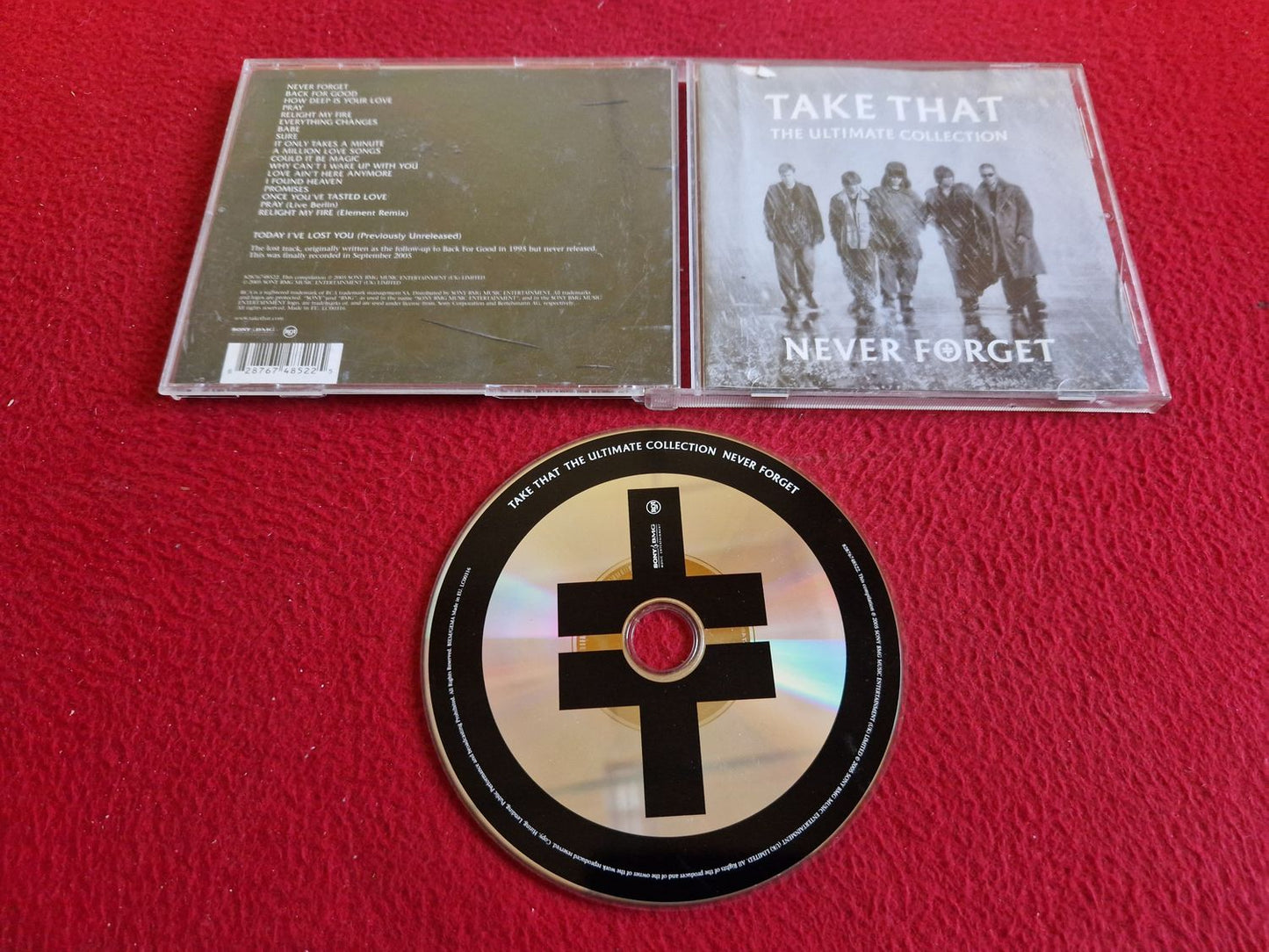 TAKE THAT NEVER FORGET THE ULTIMATE COLLECTION CD