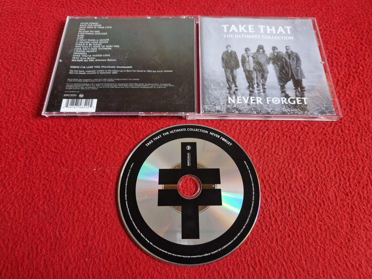TAKE THAT NEVER FORGET THE ULTIMATE COLLECTION CD