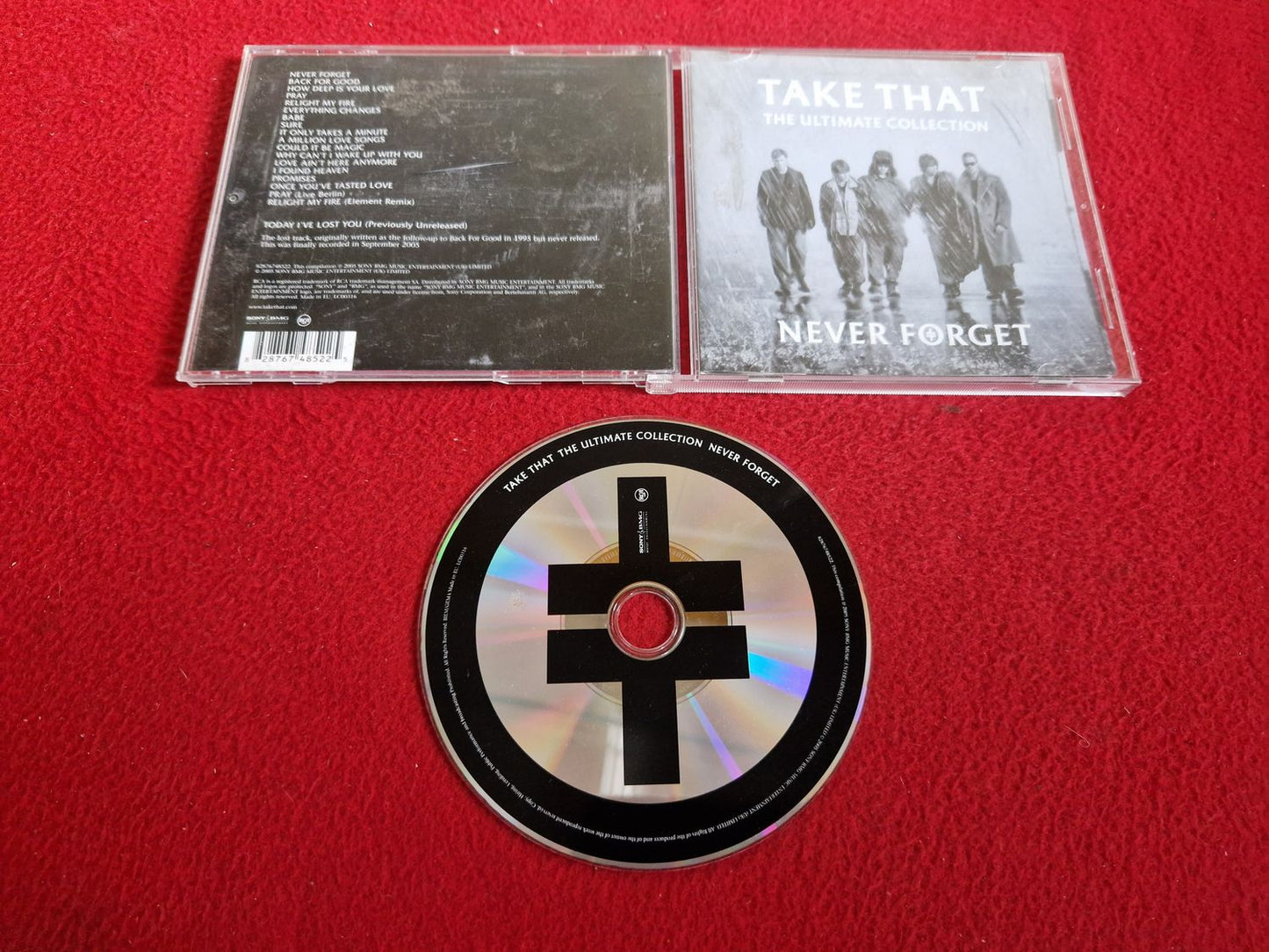TAKE THAT NEVER FORGET THE ULTIMATE COLLECTION CD