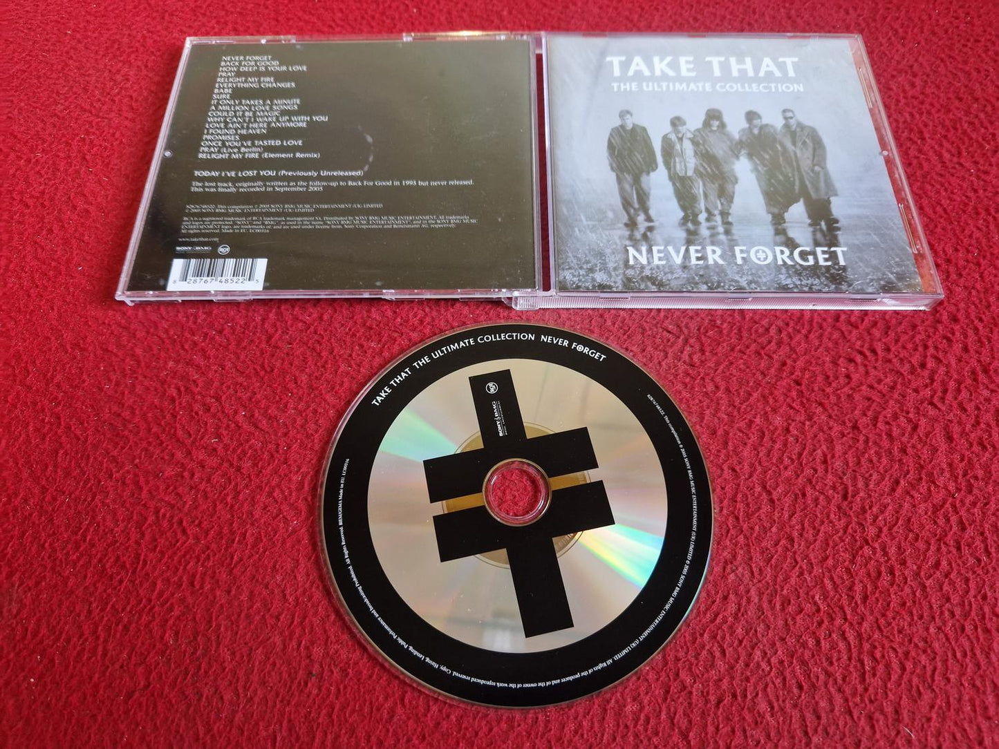 TAKE THAT NEVER FORGET THE ULTIMATE COLLECTION CD