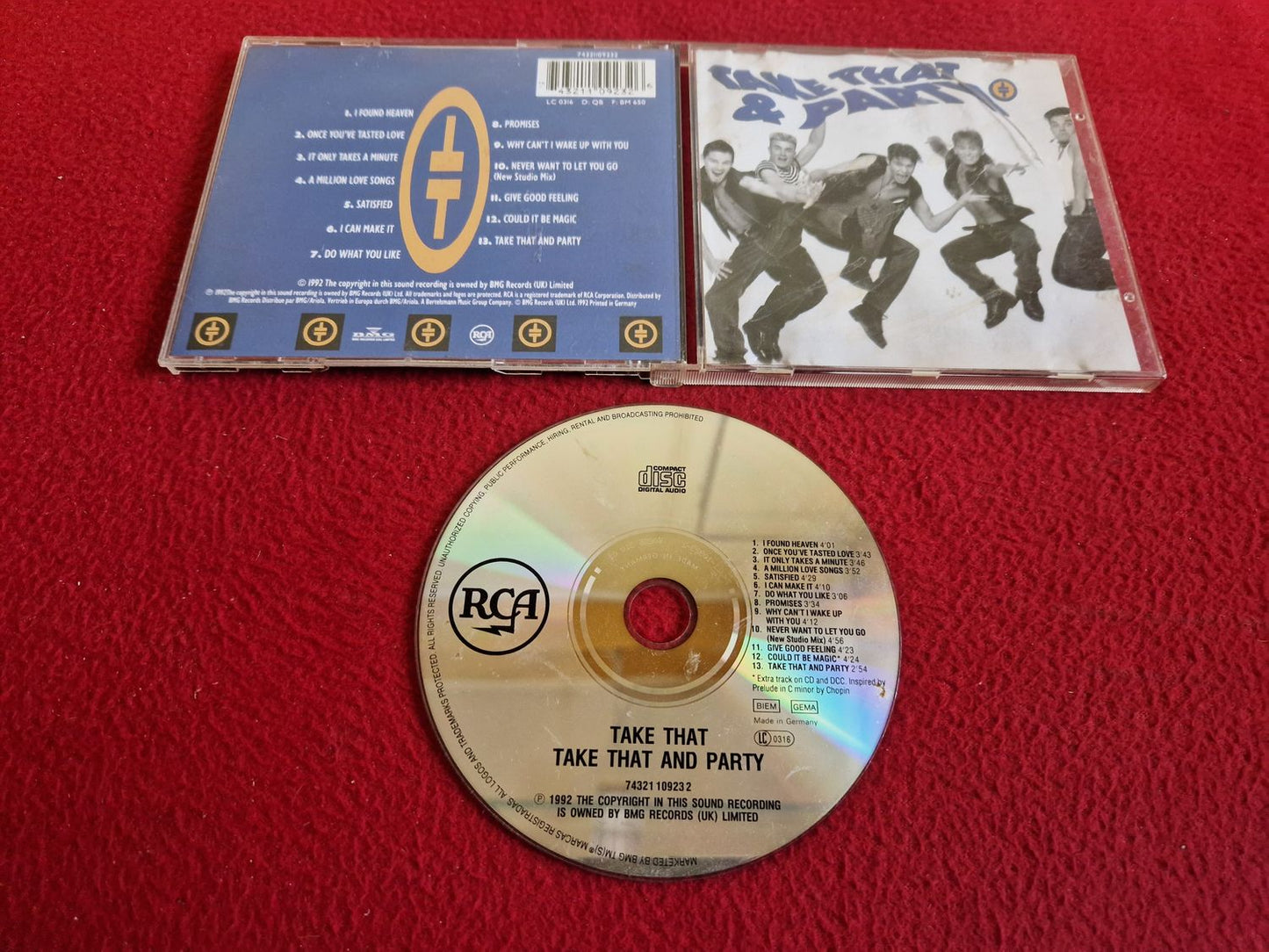 TAKE THAT TAKE THAT AND PARTY CD