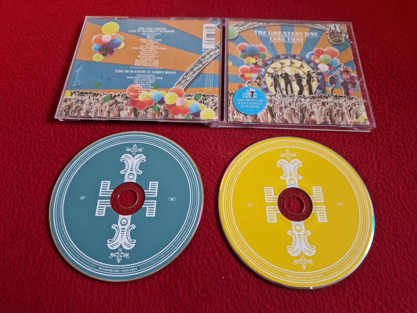 TAKE THAT THE GREATEST DAY – TAKE THAT PRESENT THE CIRCUS LIVE SONGS CD