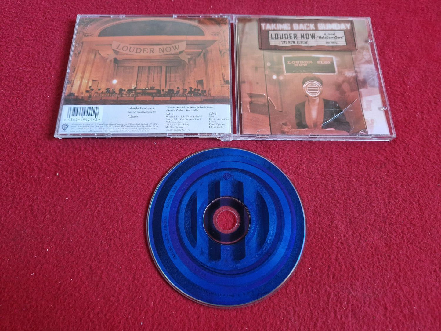 TAKING BACK SUNDAY LOUDER NOW till CD