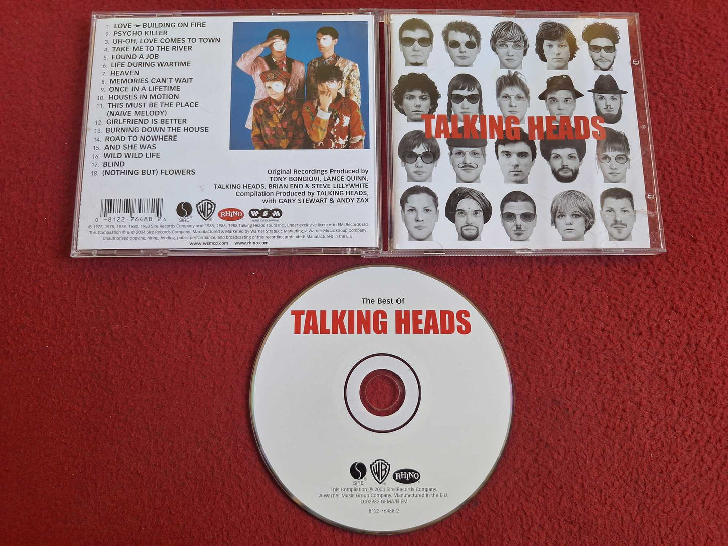 TALKING HEADS THE BEST OF CD