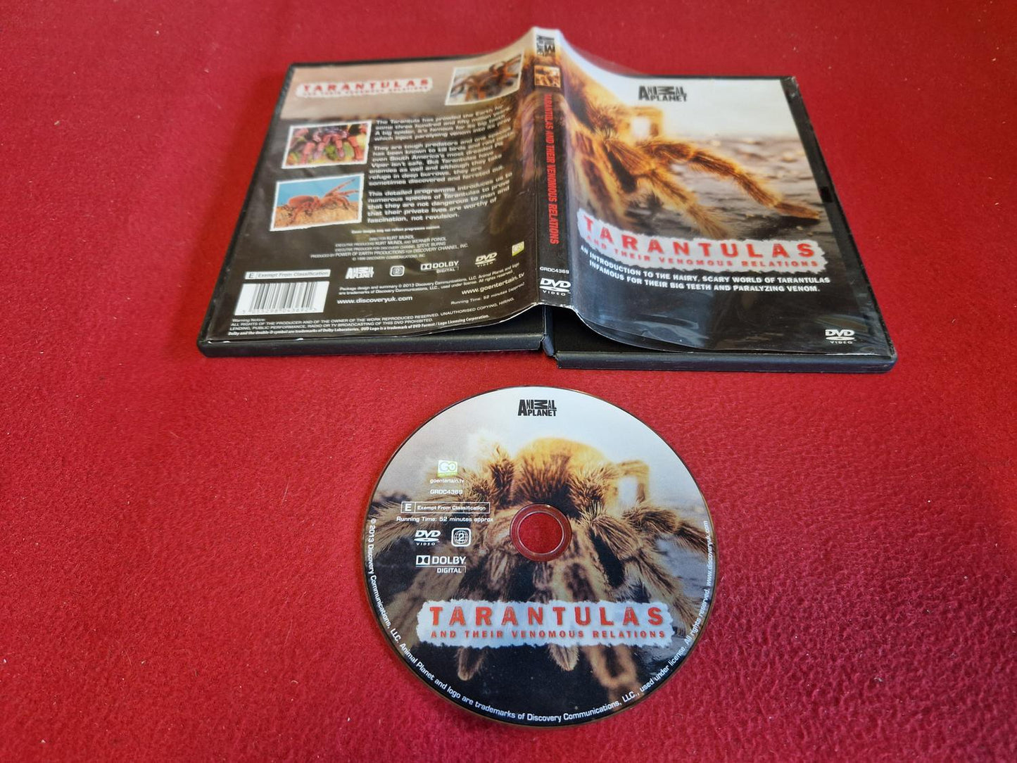 TARANTULAS AND THEIR VENOMOUS RELATIONS till DVD