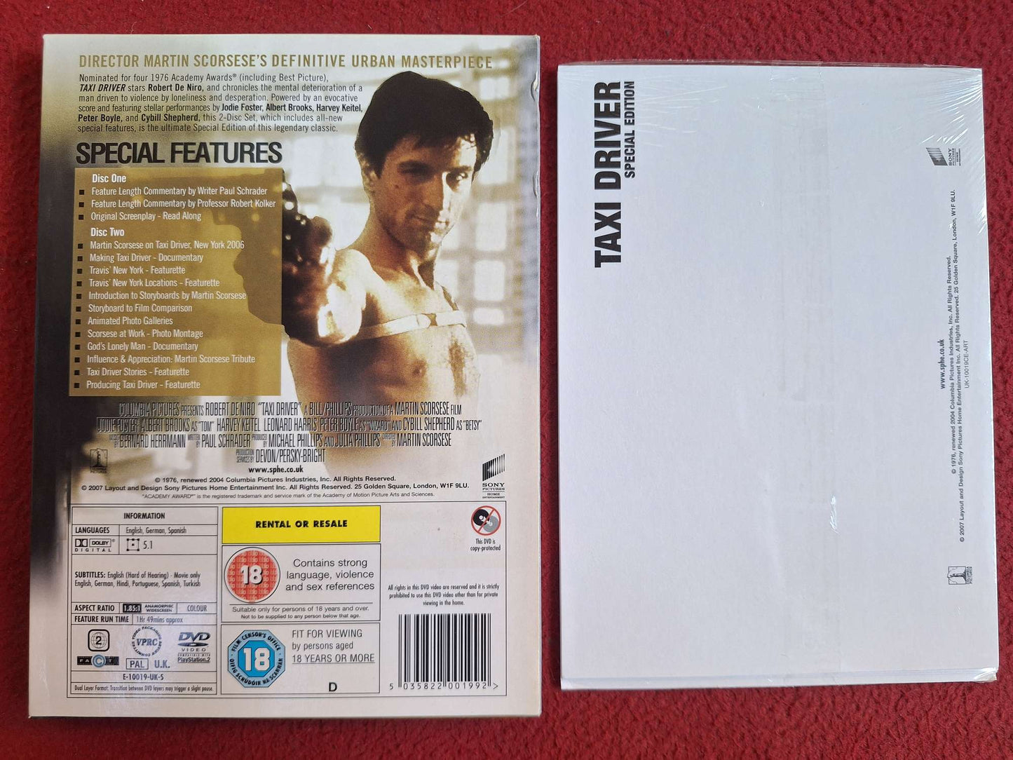TAXI DRIVER SPECIAL EDITION INKL. VYKORT DVD