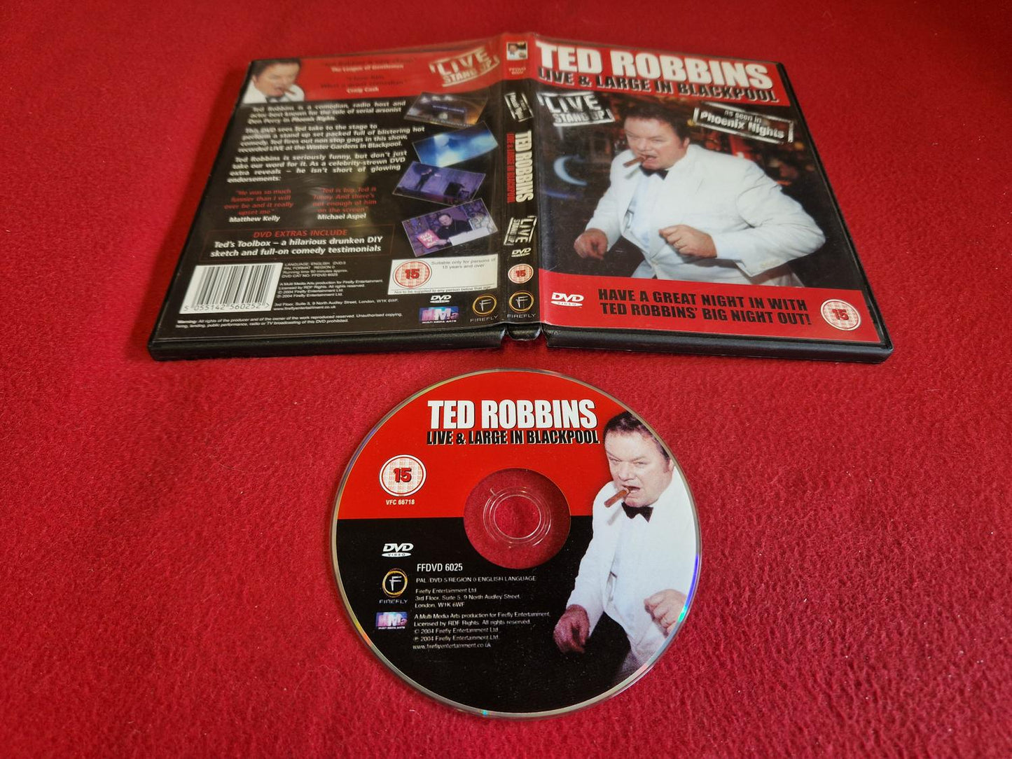 TED ROBBINS LIVE & LARGE IN BLACKPOOL till DVD
