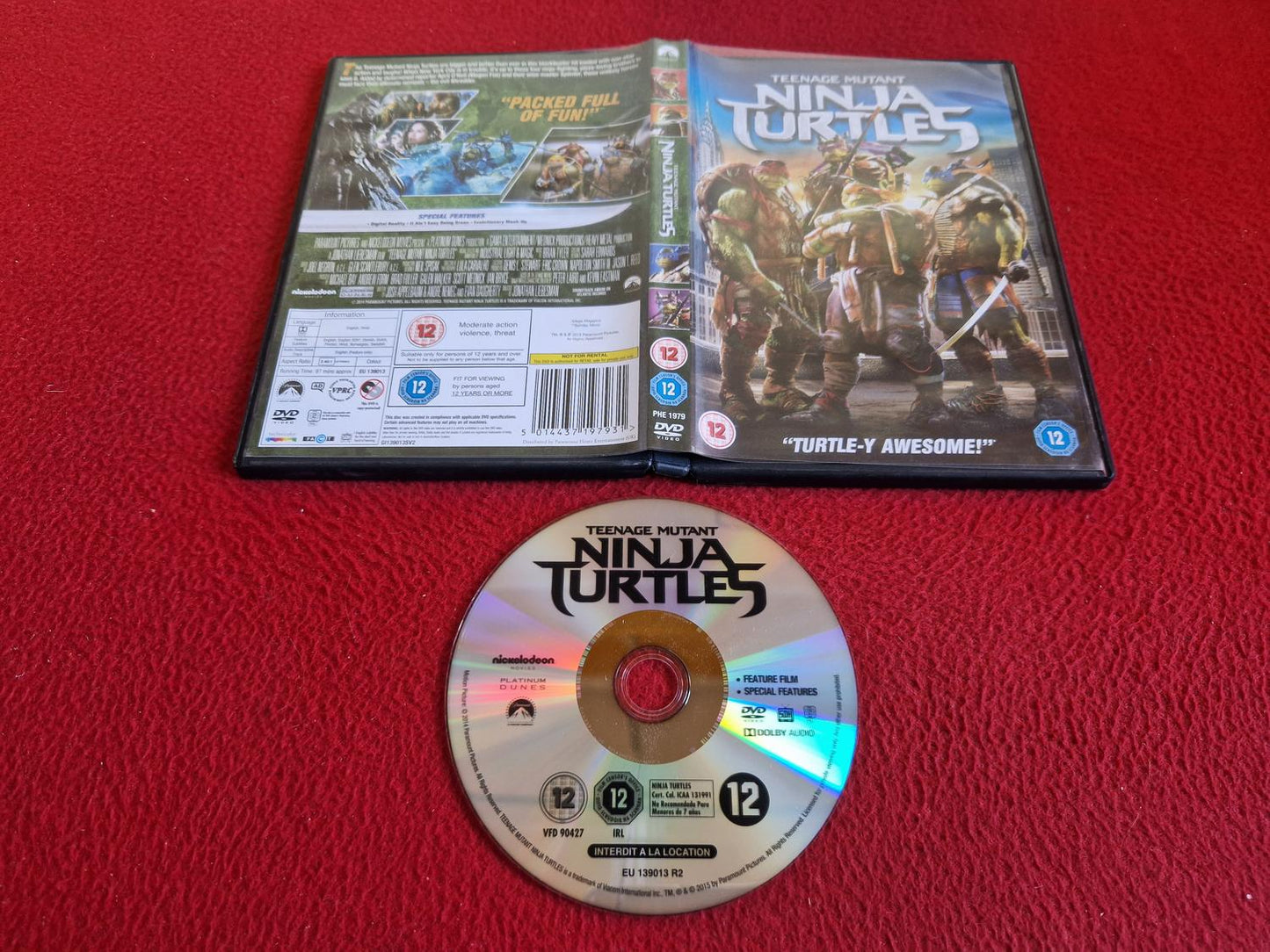 TEENAGE MUTANT NINJA TURTLES DVD