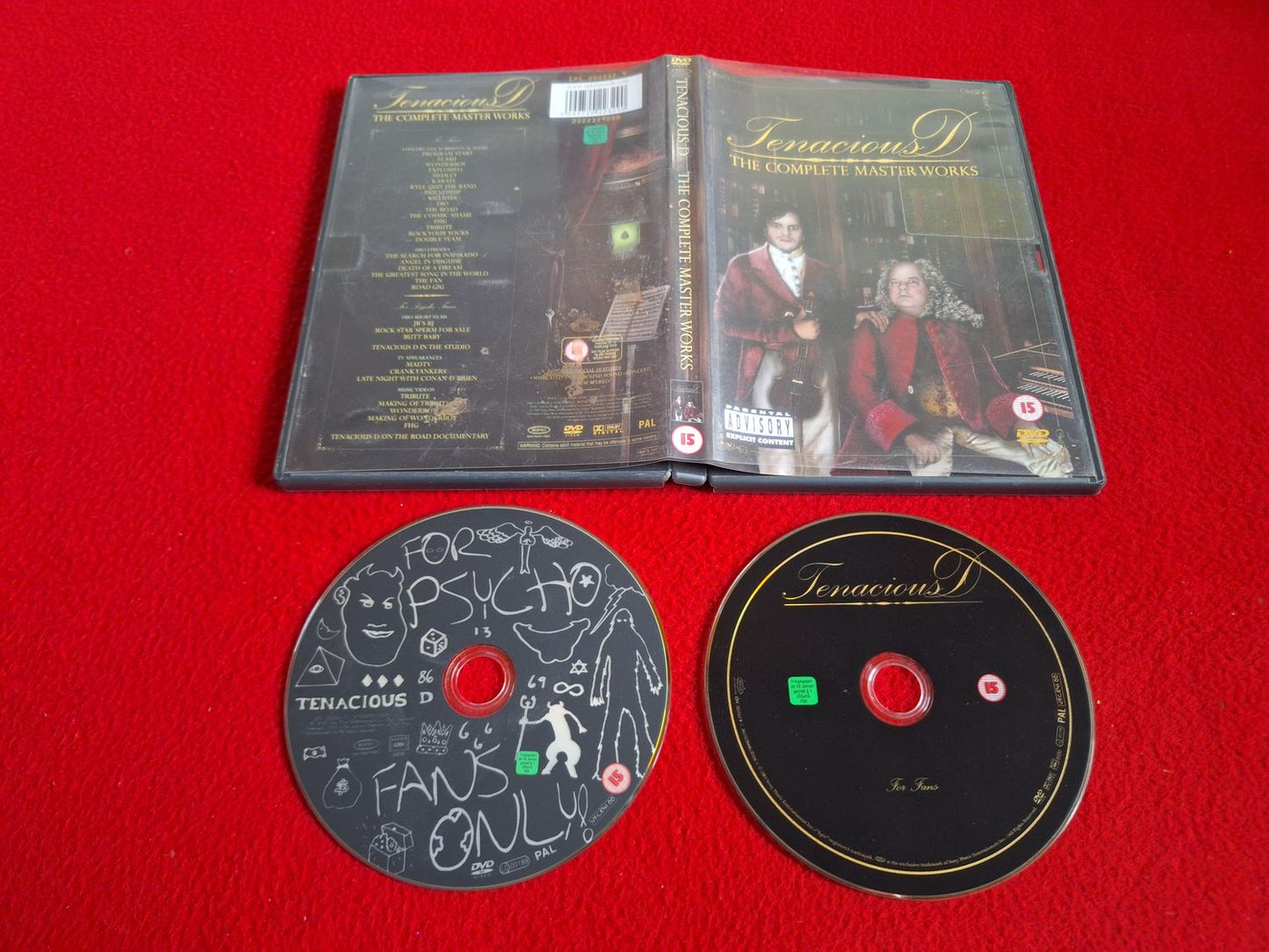 TENACIOUS D THE COMPLETE MASTER WORKS DVD