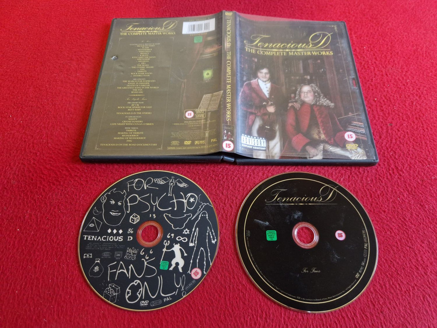 TENACIOUS D THE COMPLETE MASTER WORKS DVD