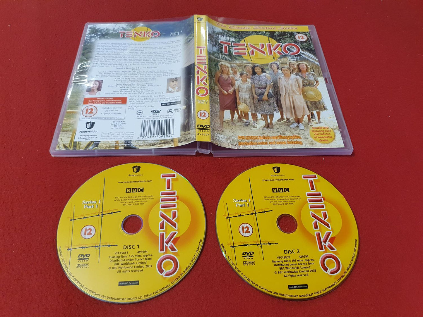 TENKO SERIES 1 PART 1 till DVD