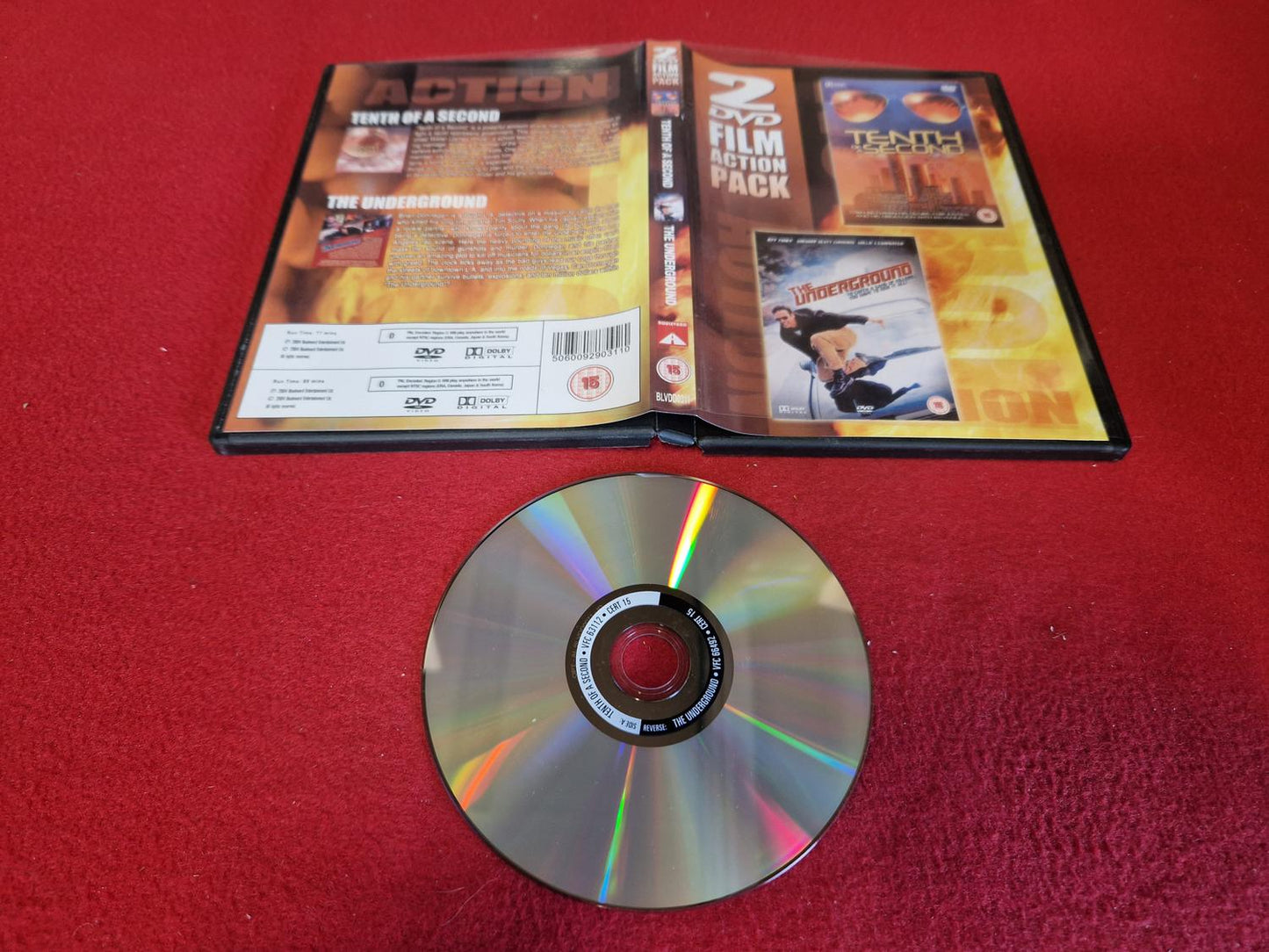 TENTH OF A SECOND / THE UNDERGROUND till DVD