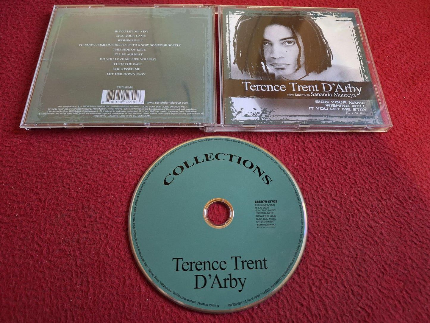 TERENCE TRENT D'ARBY NOW KNOWN AS SANANDA MAITREYA CD