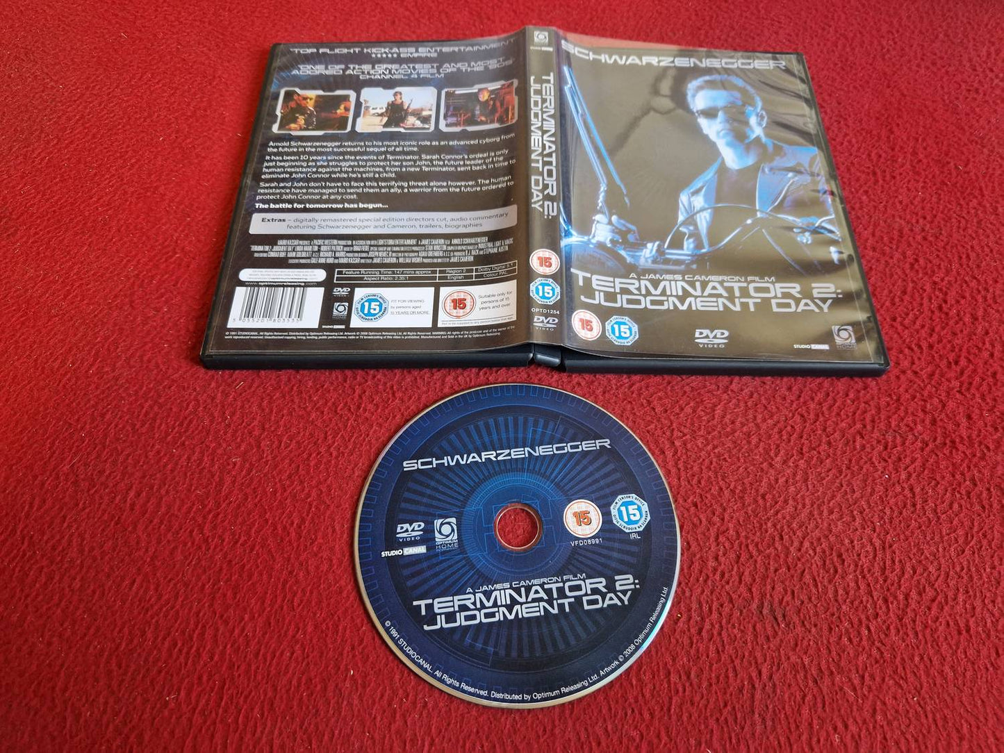 TERMINATOR 2 JUDGMENT DAY DVD