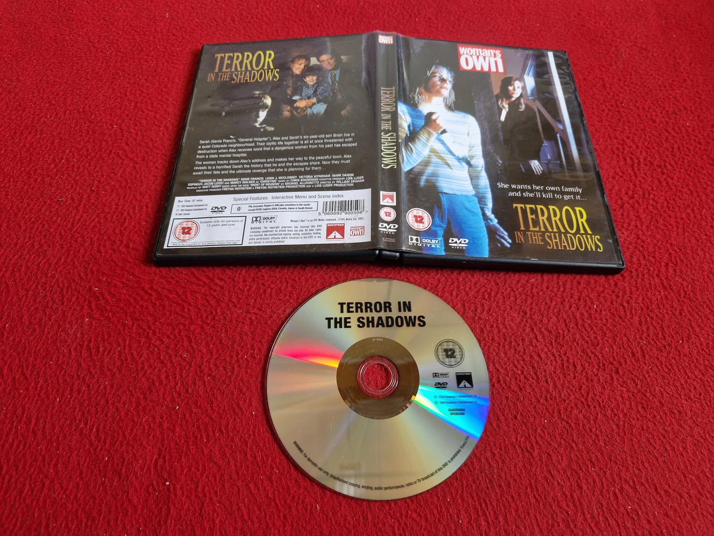 TERROR IN THE SHADOWS DVD