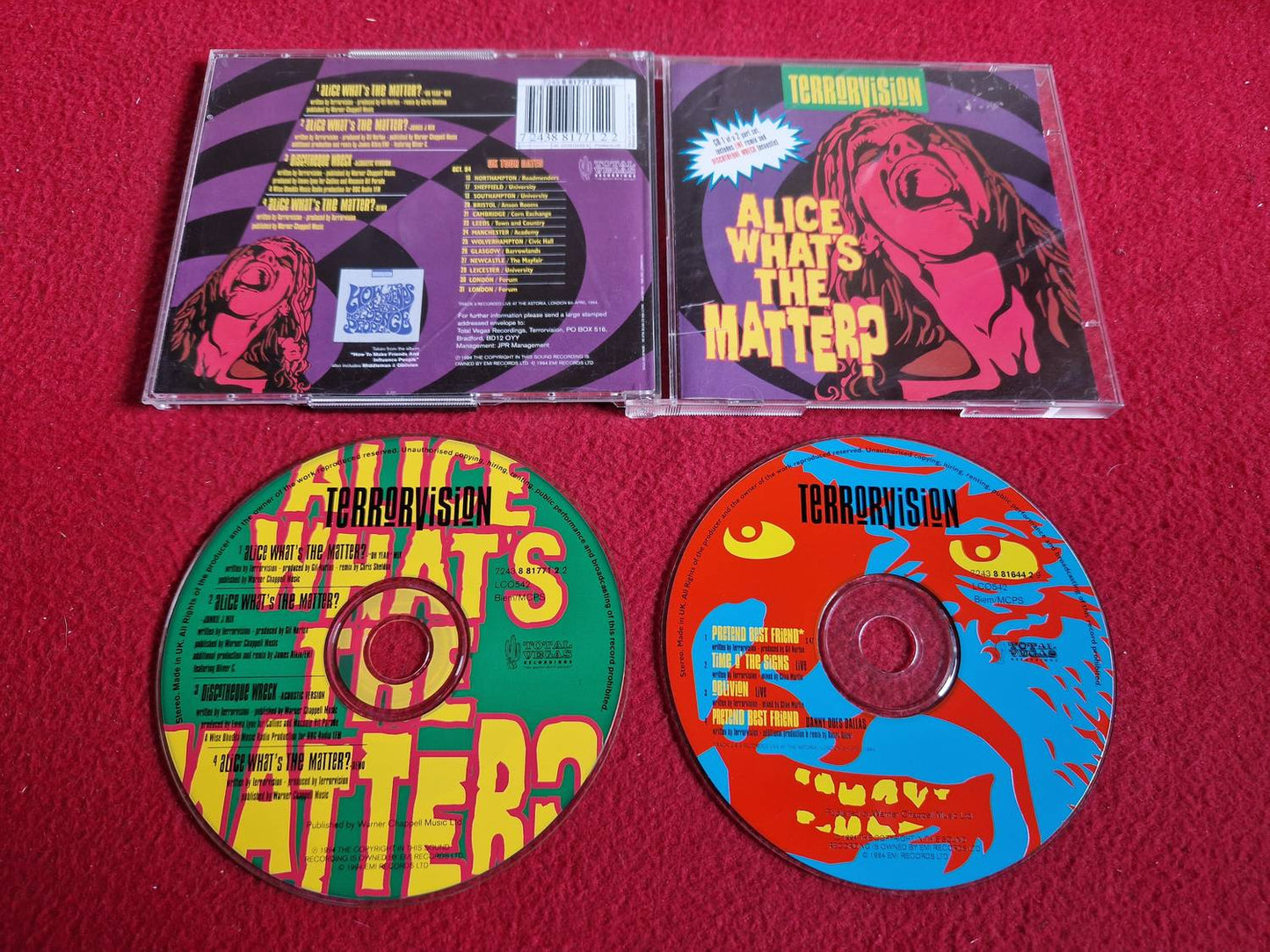 TERRORVISION ALICE WHAT'S THE MATTER? CD