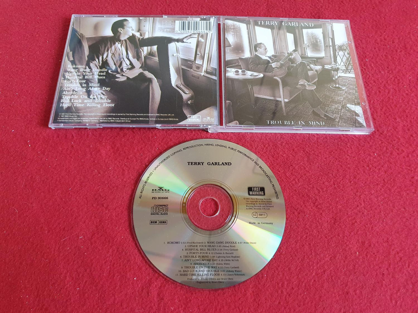 TERRY GARLAND TROUBLE IN MIND till CD