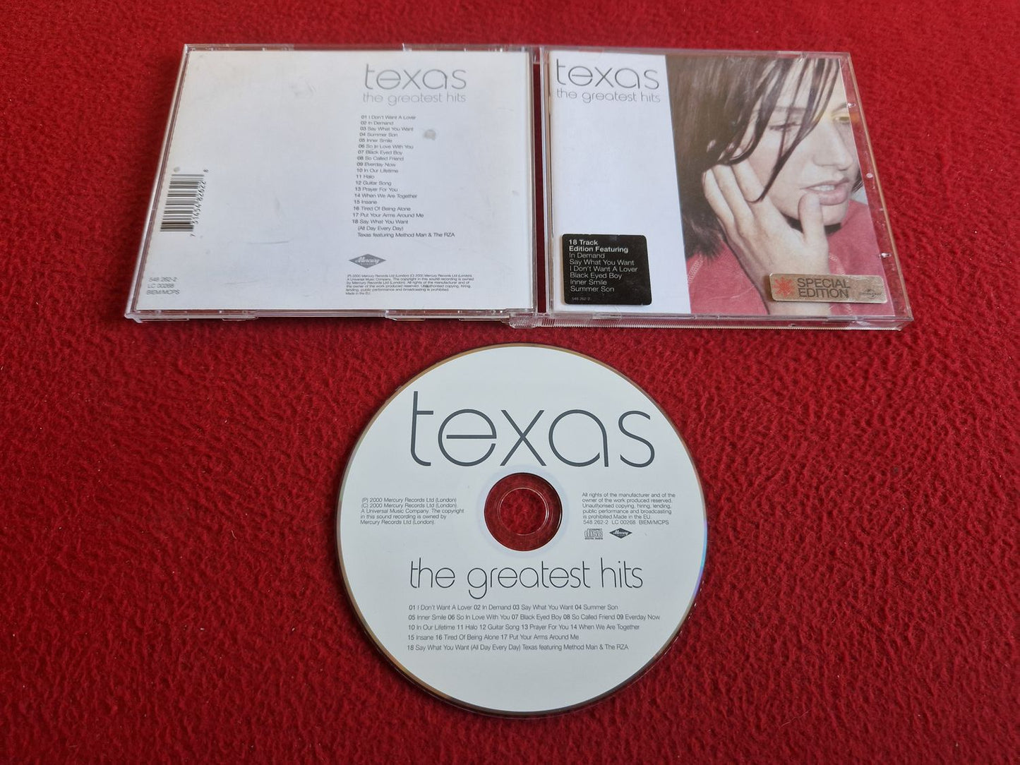 TEXAS THE GREATEST HITS CD
