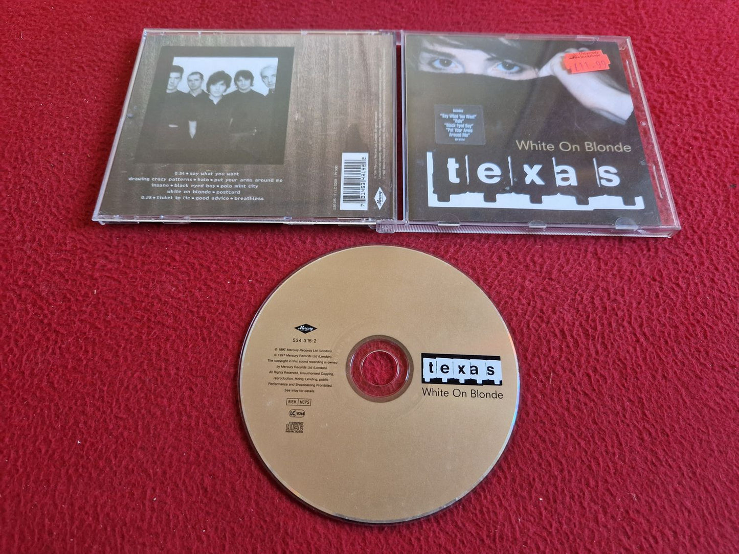 TEXAS WHITE ON BLONDE CD