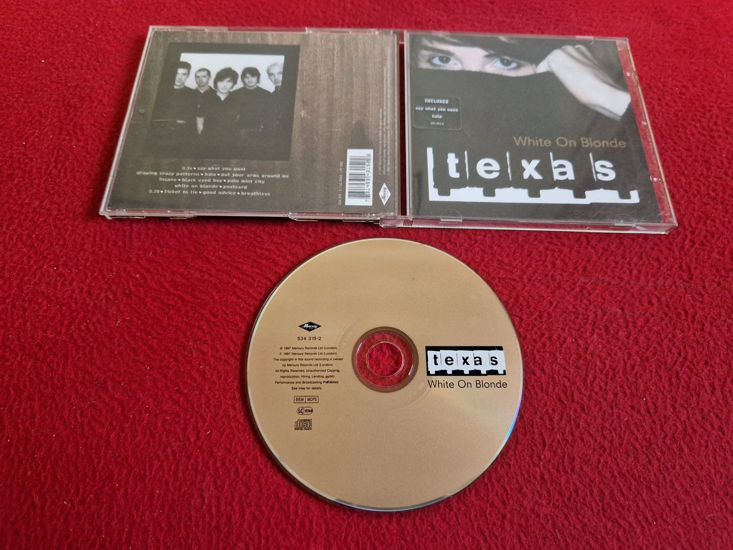 TEXAS WHITE ON BLONDE CD