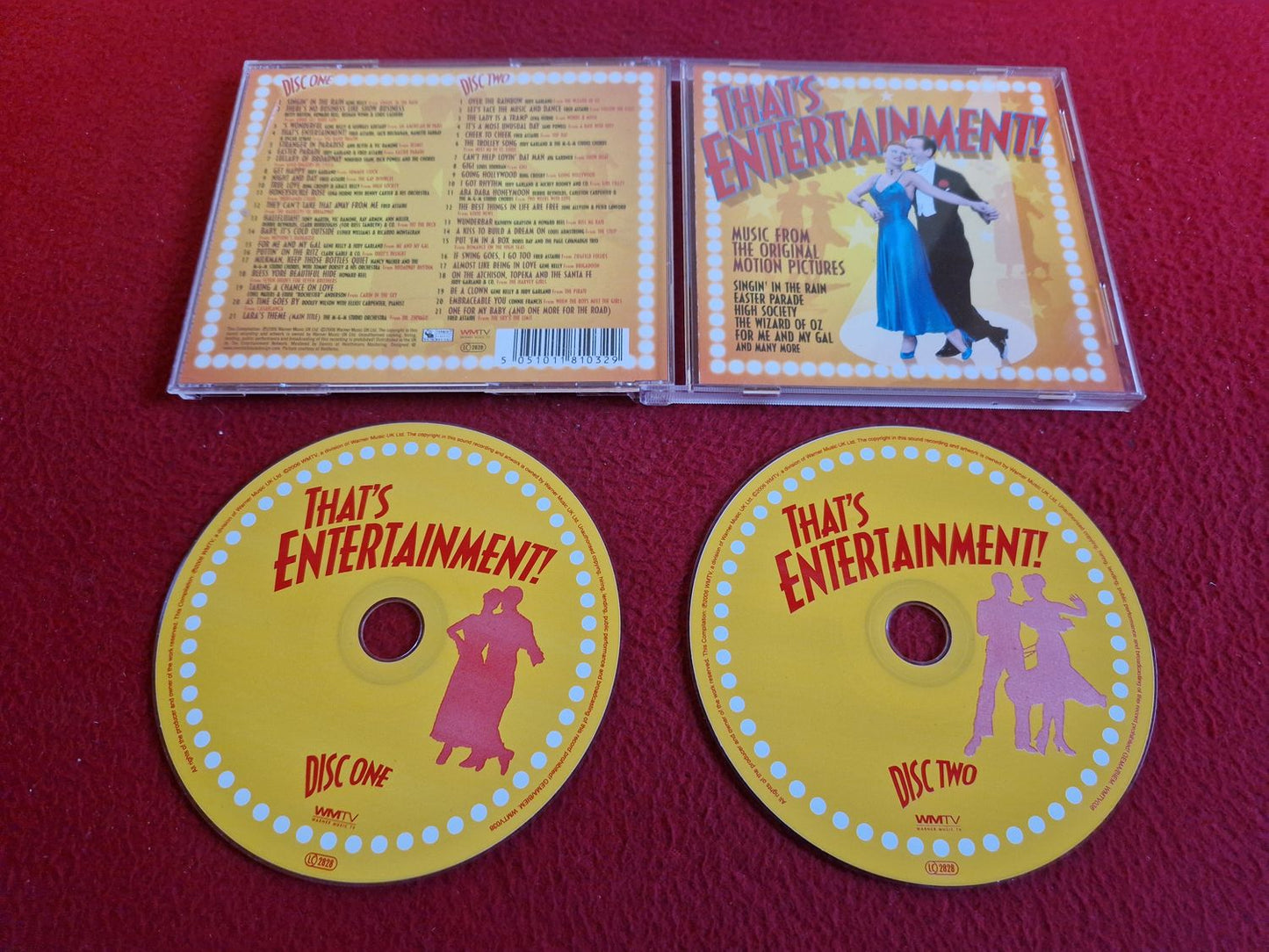 THAT'S ENTERTAINMENT MUSIC FROM THE ORIGINAL MOTION PICTURE SOUNDTRACK CD