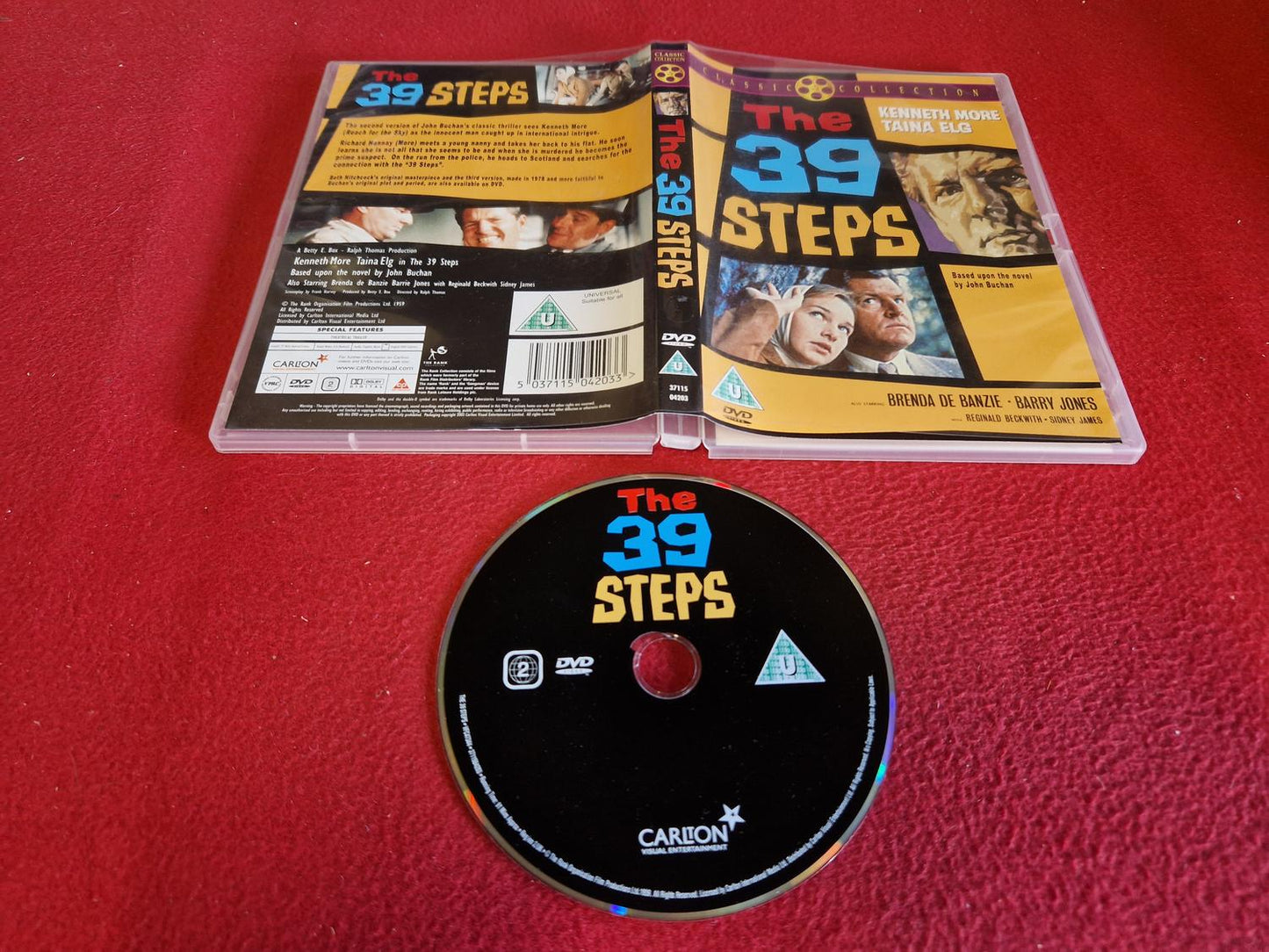 THE 39 STEPS till DVD