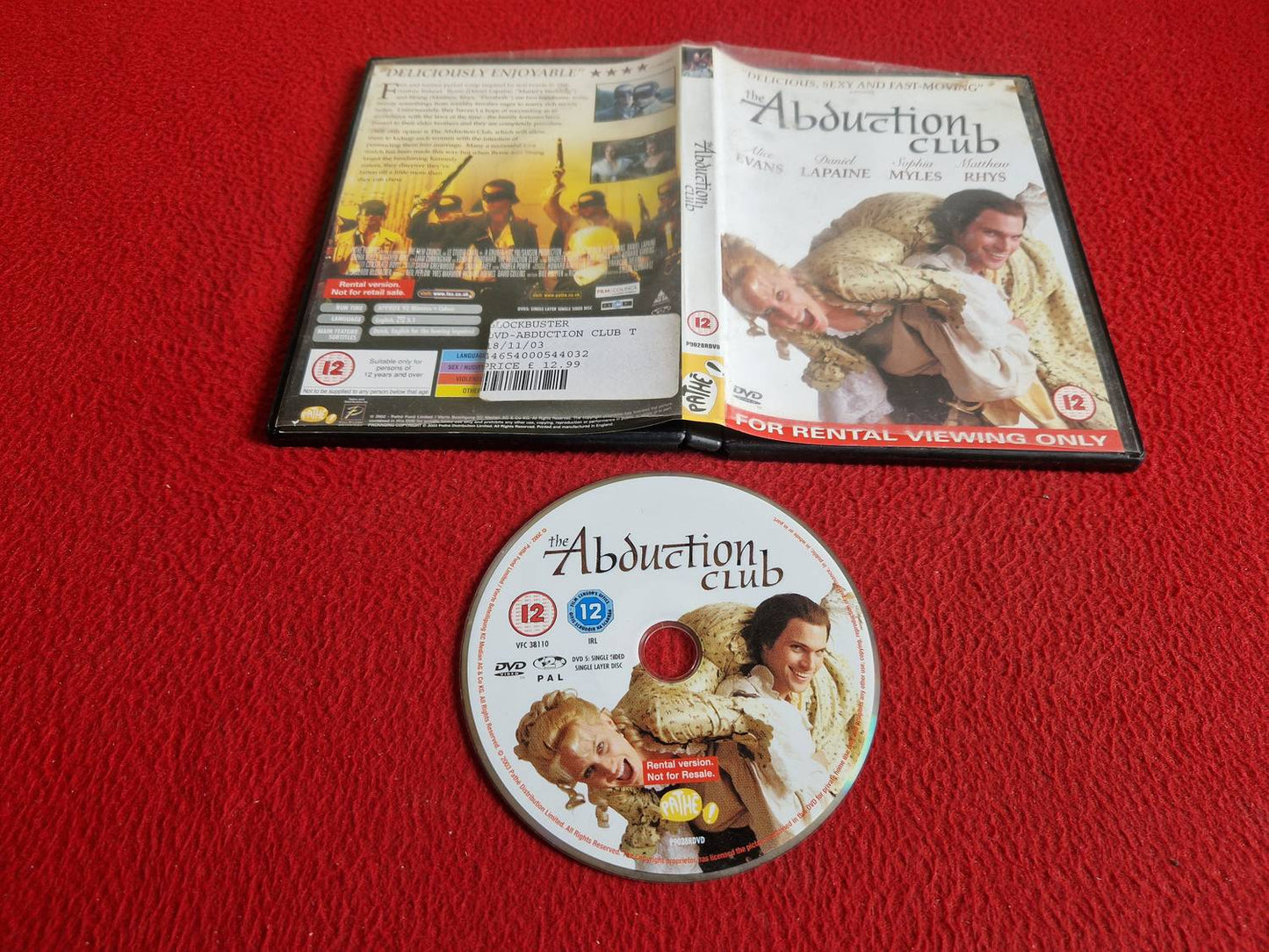 THE ABDUCTION CLUB DVD